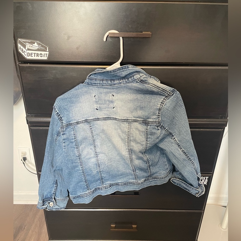 Cropped denim jacket - Picture 5 of 5